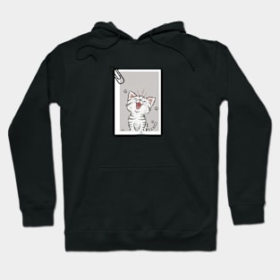 Cute Laughing Cat Hoodie